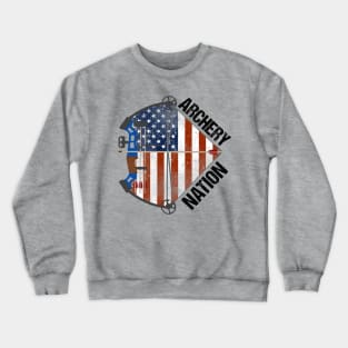 Archery Nation American Flag Crewneck Sweatshirt